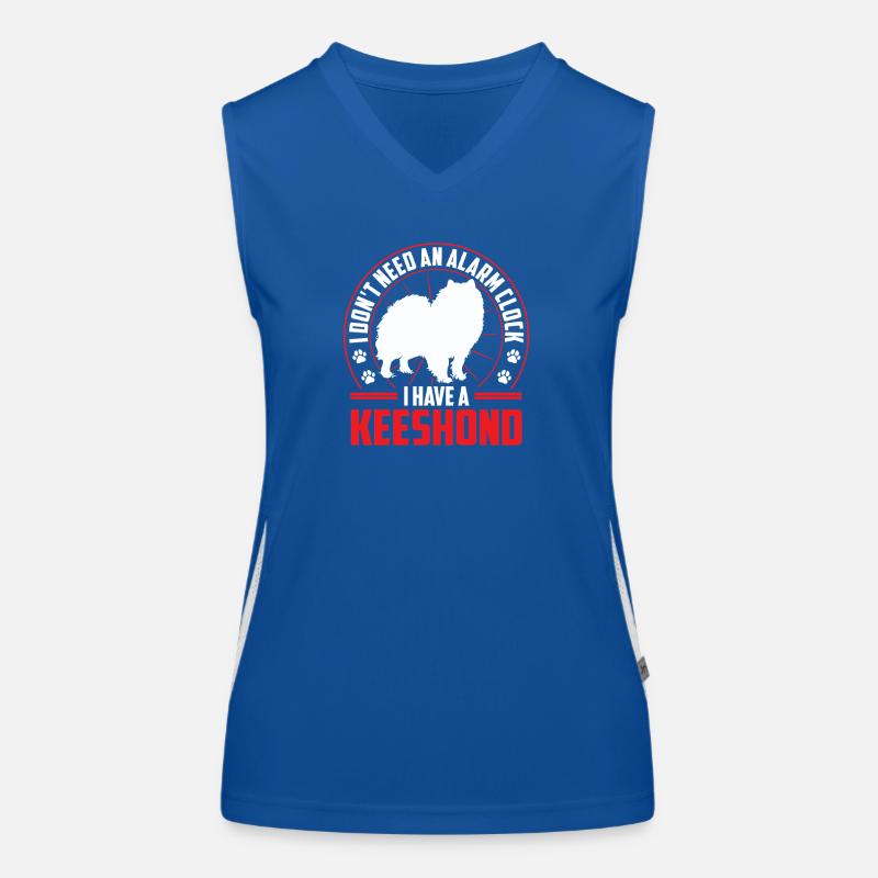 Wolfspitz is alarm German Wolfspitz Women's Functional Contrast Tank Top