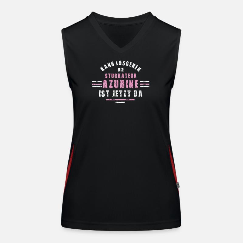 Plasterer apprentice training apprenticeship plasterer Women's Functional Contrast Tank Top