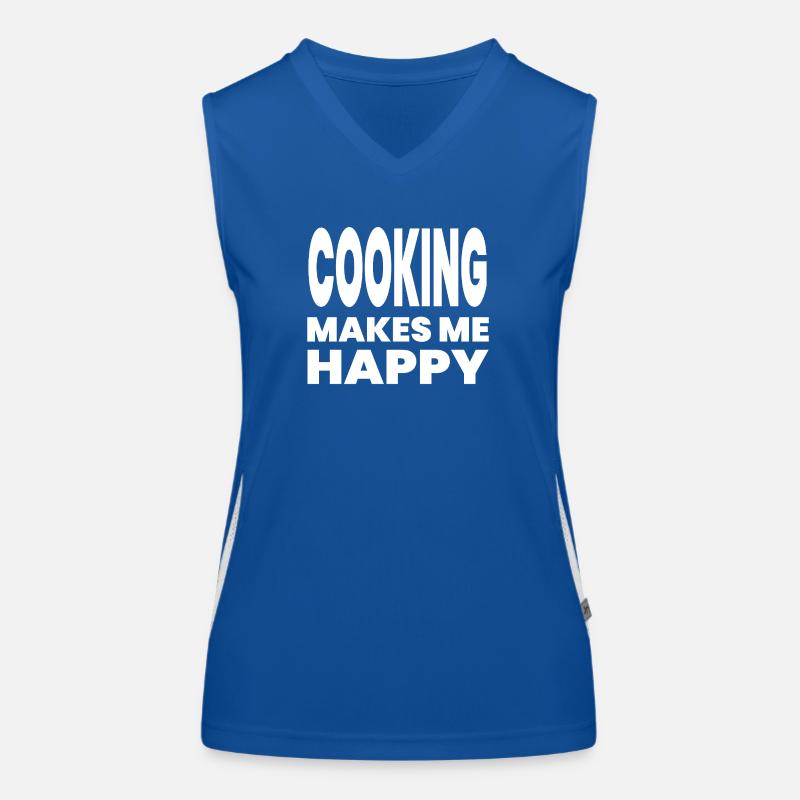 Kochen Funktionelles Kontrast-Tank Top für Frauen