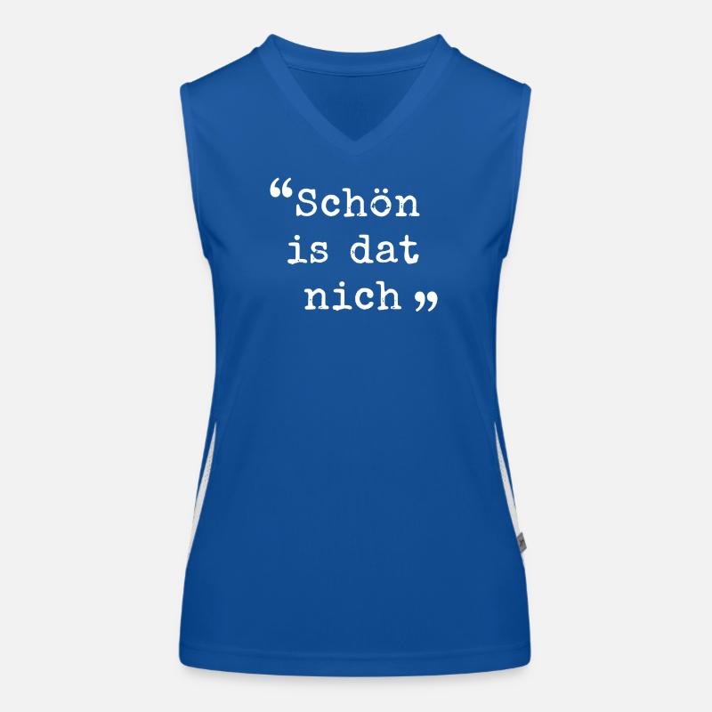 Ruhrpott Schön is dat nich Ruhrgebiet dialect Women's Functional Contrast Tank Top