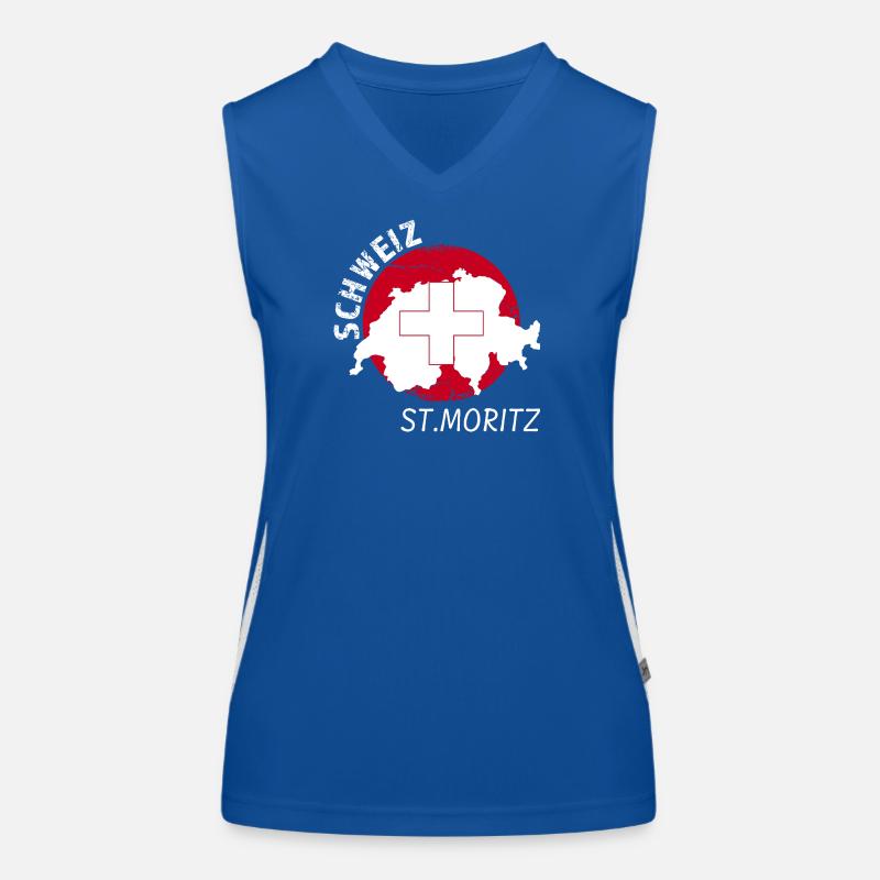 St. Moritz Funktionelles Kontrast-Tank Top für Frauen