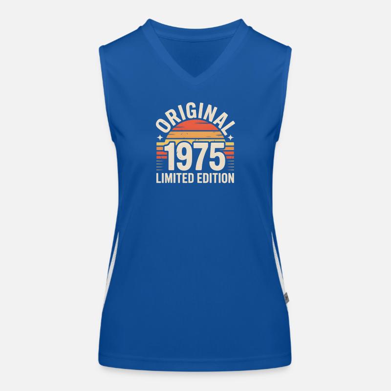 Original 1975 Edition Retro Sunset Funktionelles Kontrast-Tank Top für Frauen