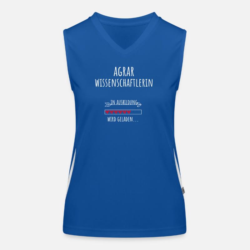 Agricultural scientist in training Loading Women's Functional Contrast Tank Top