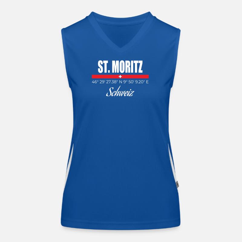 St. Moritz Funktionelles Kontrast-Tank Top für Frauen
