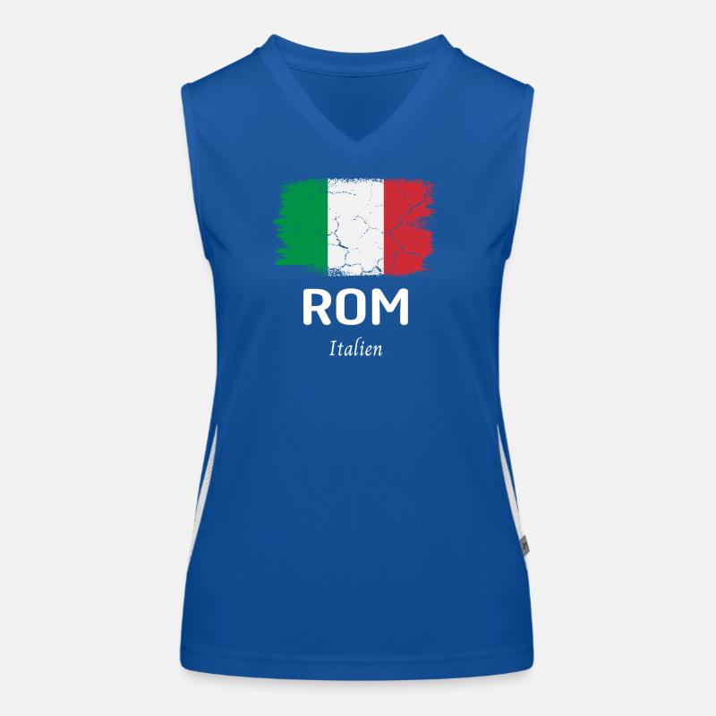 Rom Funktionelles Kontrast-Tank Top für Frauen