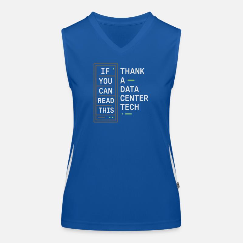 Netzwerkinfrastruktur Rack- Und Stack-ingenieur Funktionelles Kontrast-Tank Top für Frauen