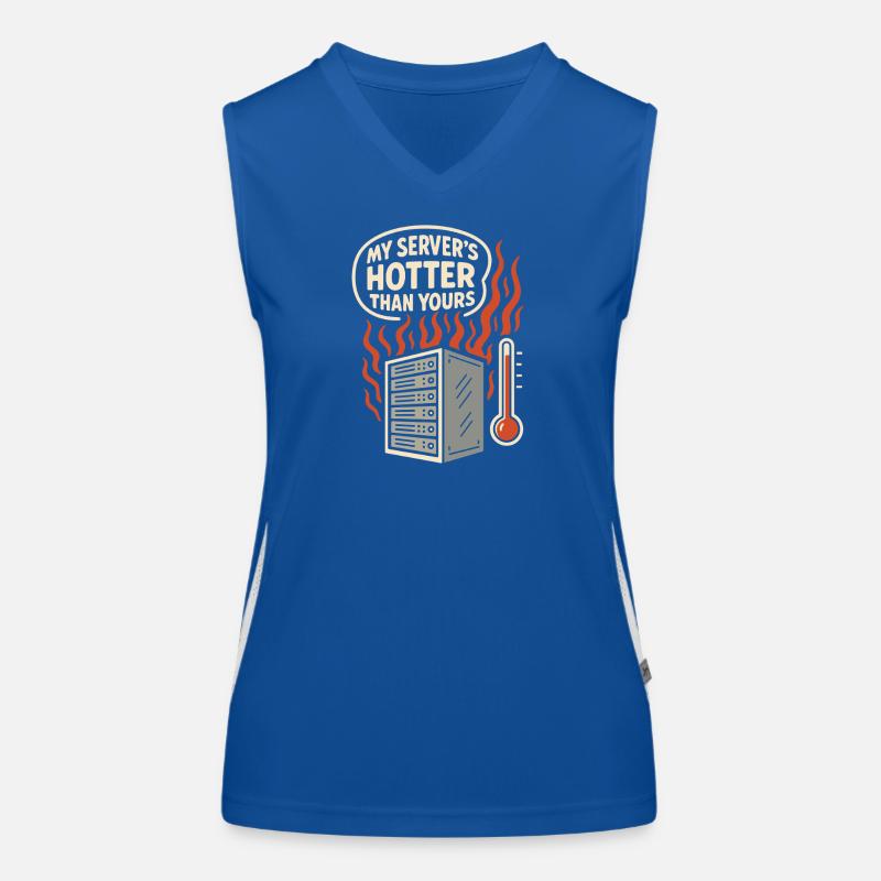 Netzwerkinfrastruktur Rack- Und Stack-ingenieur Funktionelles Kontrast-Tank Top für Frauen