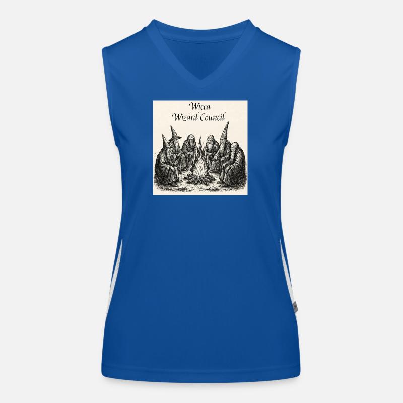 Wicca Wizard Rat Funktionelles Kontrast-Tank Top für Frauen