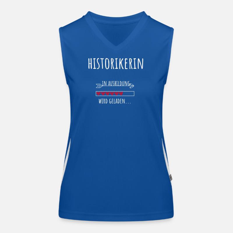 Historikerin Studentin Beruf Ausbildung Funktionelles Kontrast-Tank Top für Frauen