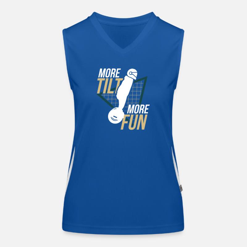 Plus d’inclinaison, plus de plaisir - Conception de monocycle électrique Débardeur respirant contrasté Femme