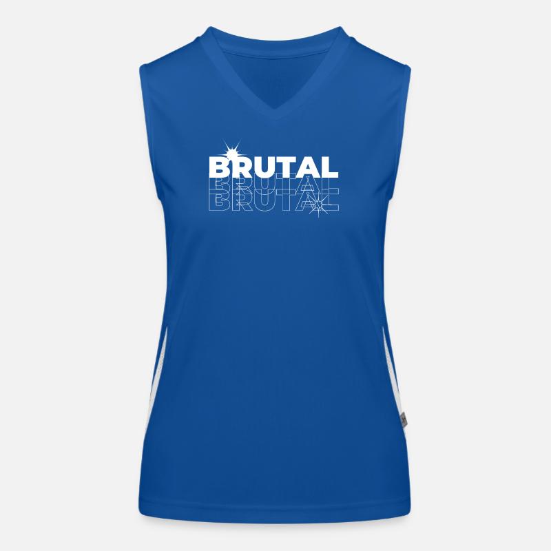 Imprimé géométrique Brutal Echo Débardeur respirant contrasté Femme