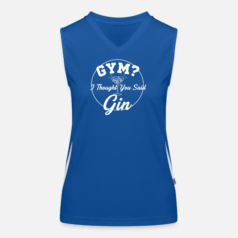 Gym oder Gin ? Funktionelles Kontrast-Tank Top für Frauen