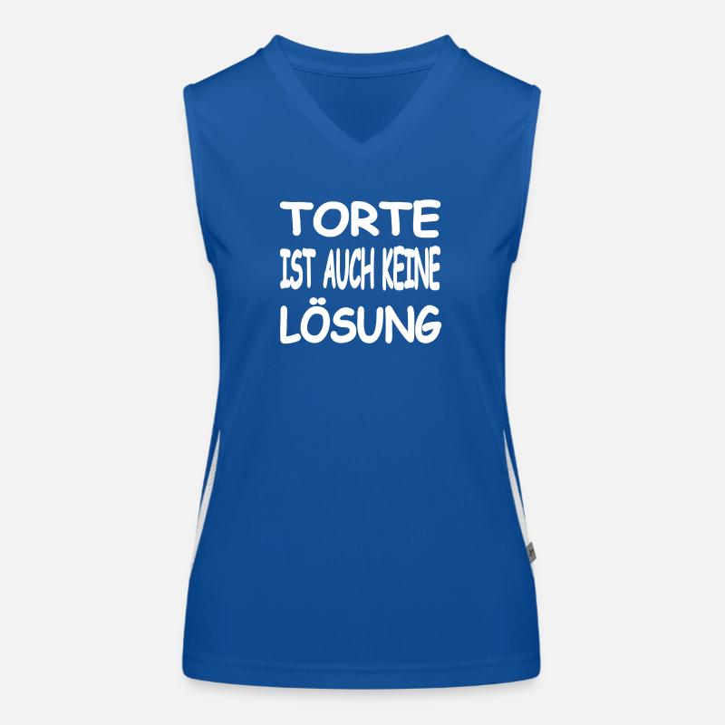 Torte Funktionelles Kontrast-Tank Top für Frauen