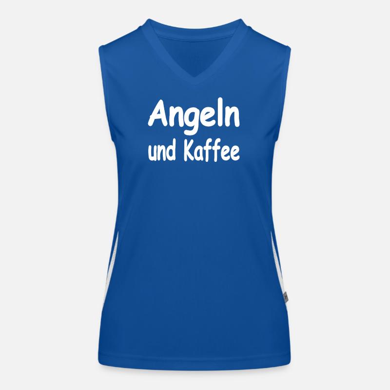 Angeln Funktionelles Kontrast-Tank Top für Frauen