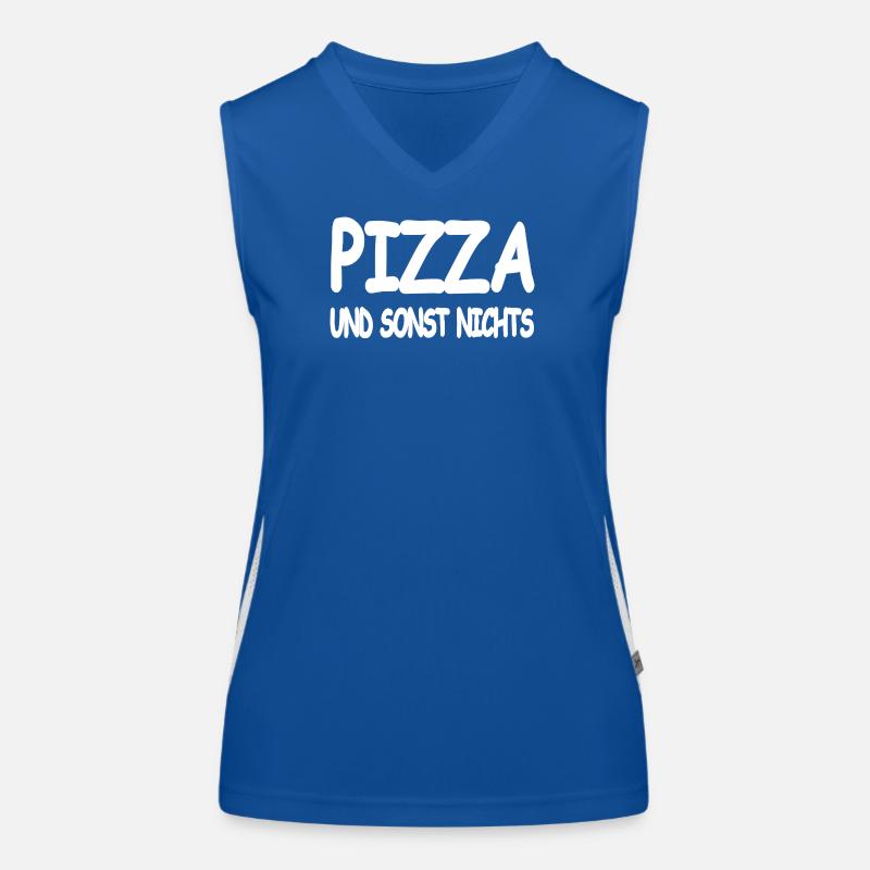 Pizza Top sportivo da donna in contrasto cromatico
