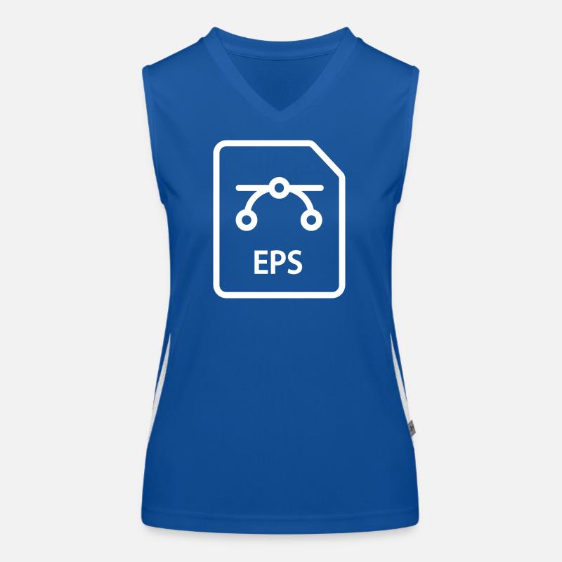 EPS file Women's Functional Contrast Tank Top