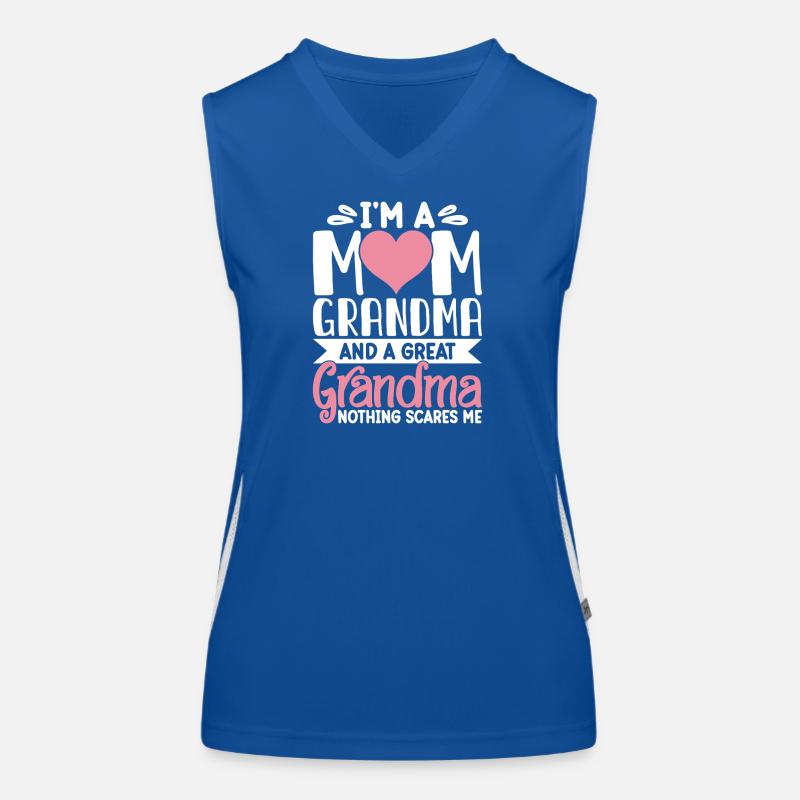 Oma Geschenk Weihnachtsgeschenke Großmutter  Funktionelles Kontrast-Tank Top für Frauen