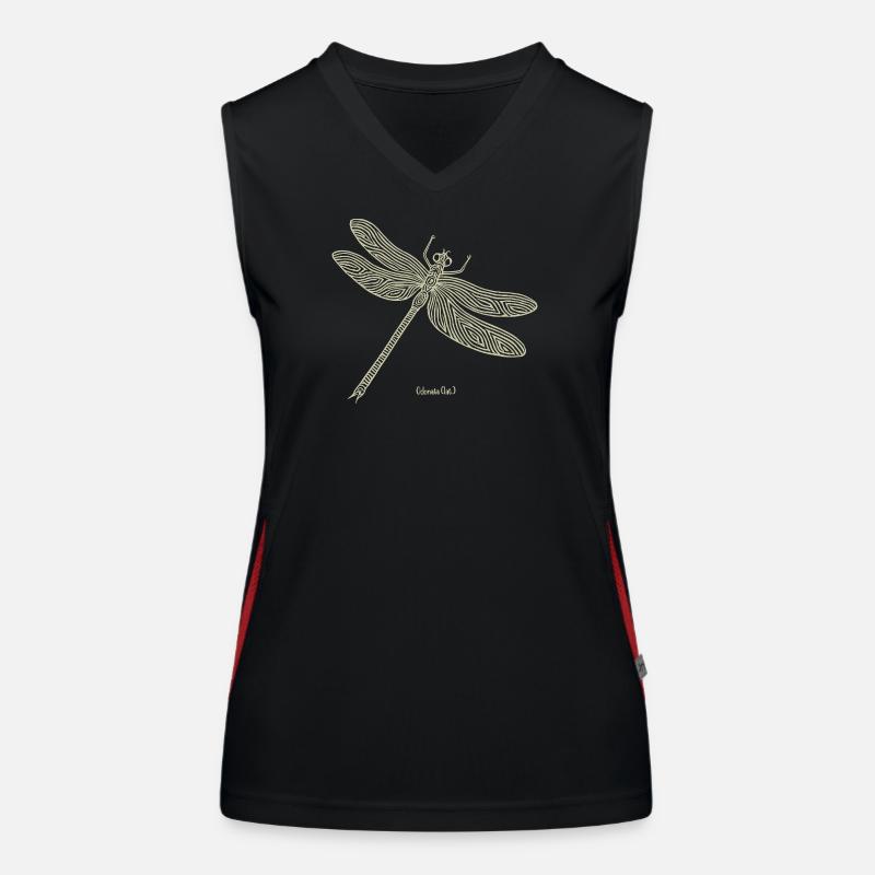 Dragonfly Odonata Women's Functional Contrast Tank Top