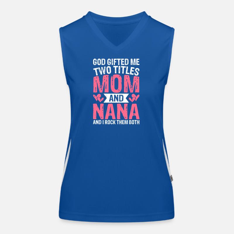 Oma Mama Geschenk Weihnachtsgeschenke Großmutter  Funktionelles Kontrast-Tank Top für Frauen
