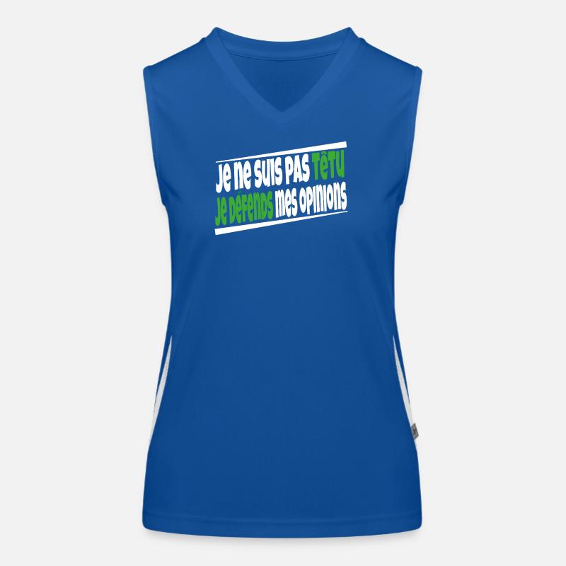 I'm not stubborn Women's Functional Contrast Tank Top