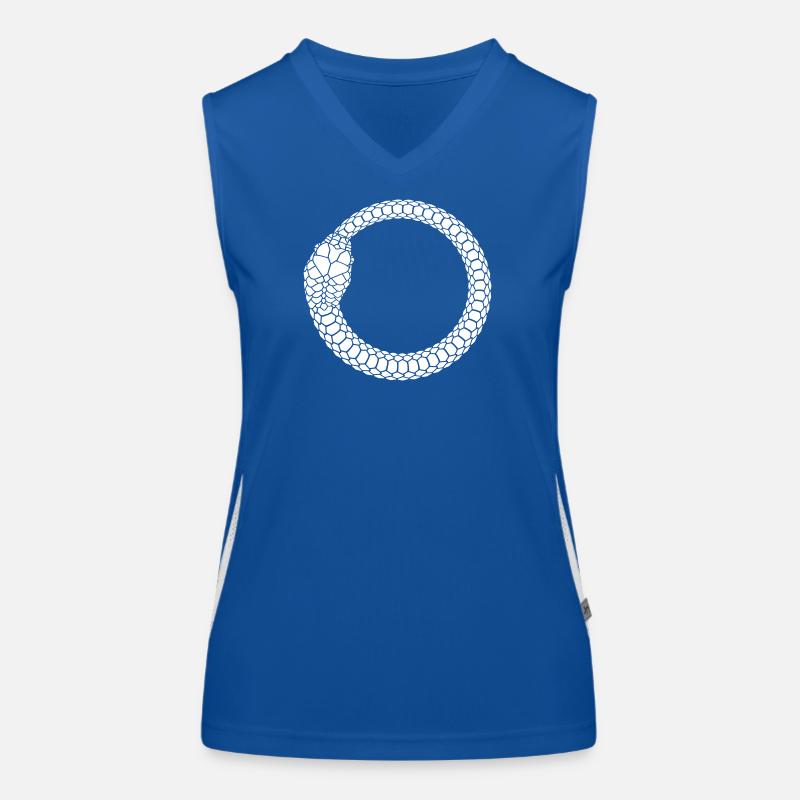 Ouroboros Snake Ring Circle Women's Functional Contrast Tank Top