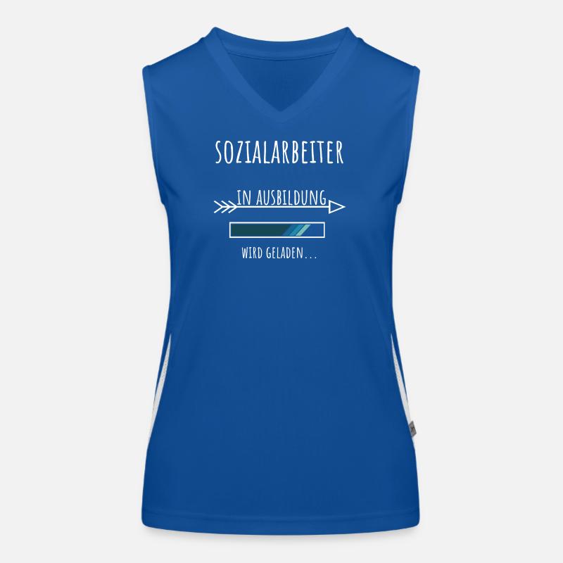 Soziale Arbeit Studium Beruf Sozialarbeiter Funktionelles Kontrast-Tank Top für Frauen