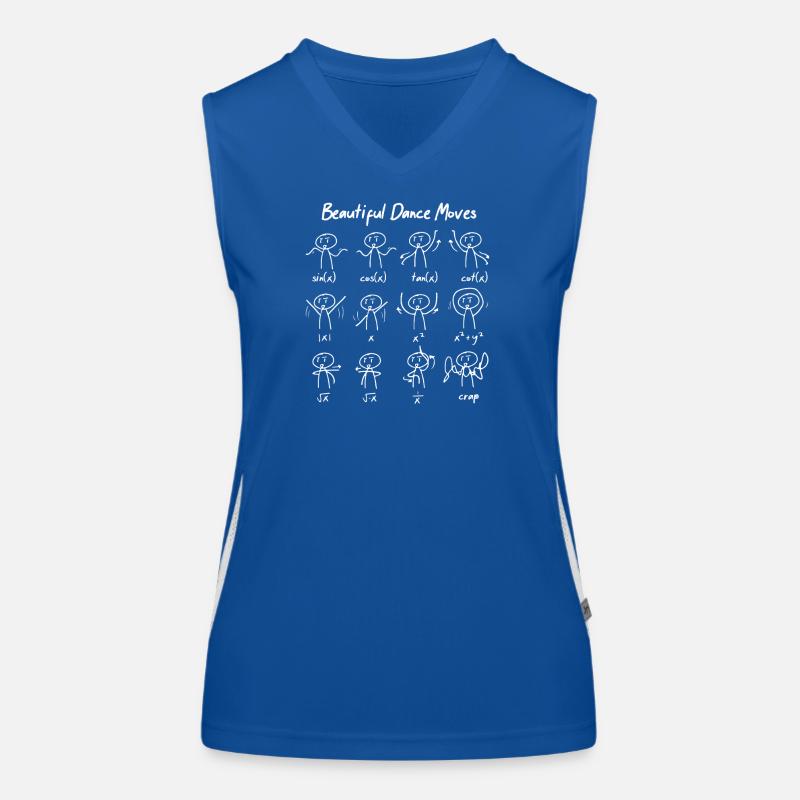 Lustiges Mathematik Sprüche Mathelehrer Lehrer Funktionelles Kontrast-Tank Top für Frauen