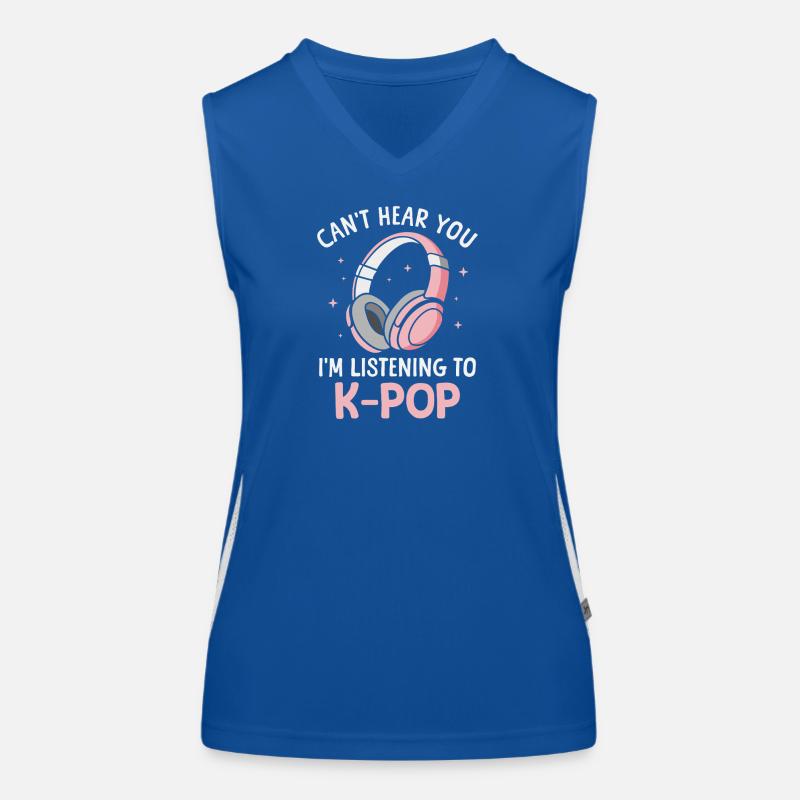 K-Pop Musique pop coréenne Musique pop coréenne Débardeur respirant contrasté Femme