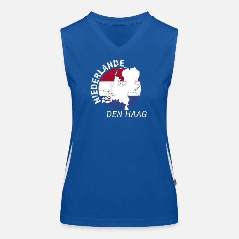 The Hague Women's Functional Contrast Tank Top