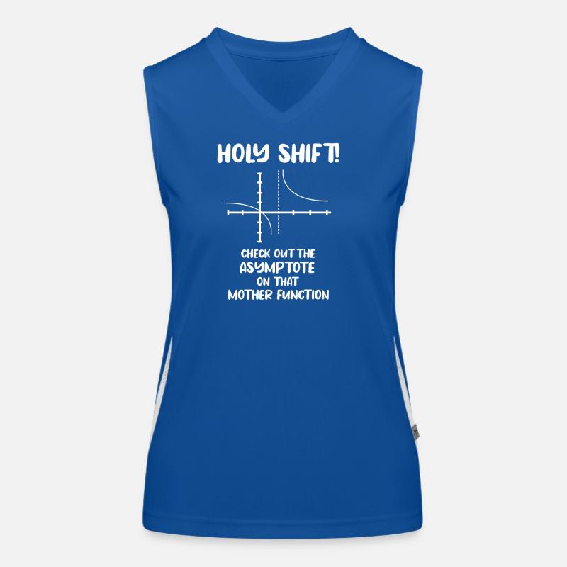 Math Nerd Students University Professor Mathematics Women's Functional Contrast Tank Top