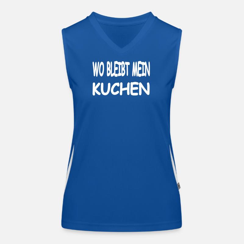 Kuchen Funktionelles Kontrast-Tank Top für Frauen