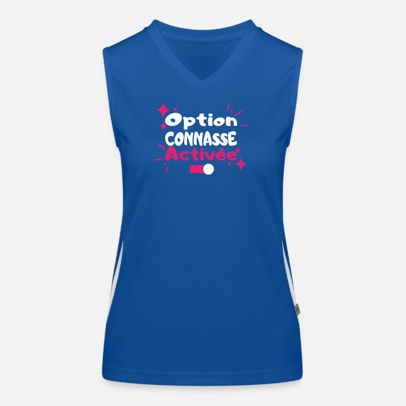 Option Diva Activée Débardeur respirant contrasté Femme