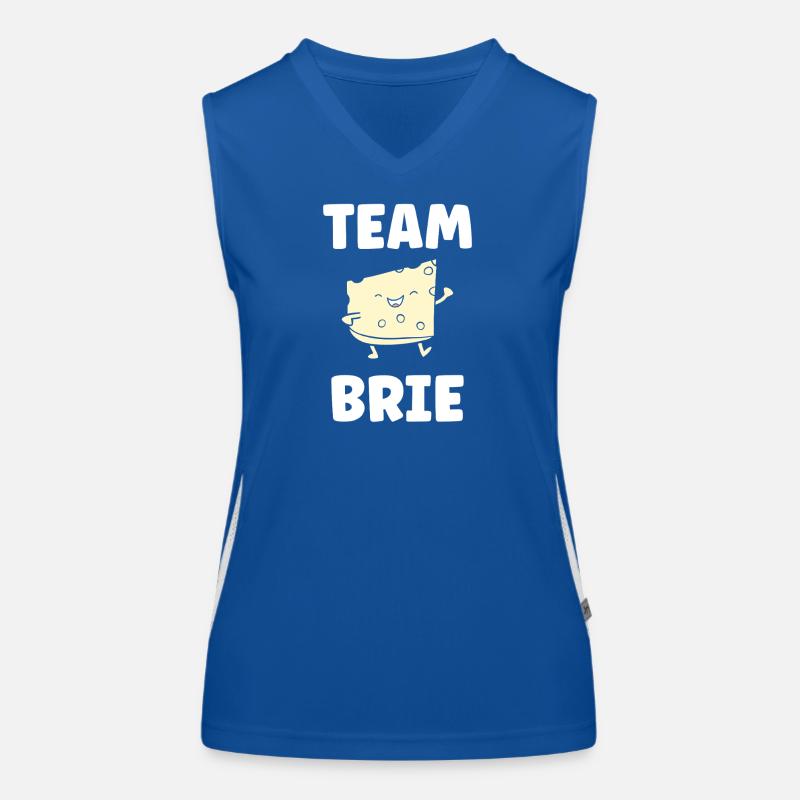 Humor Brie-Käse Funktionelles Kontrast-Tank Top für Frauen