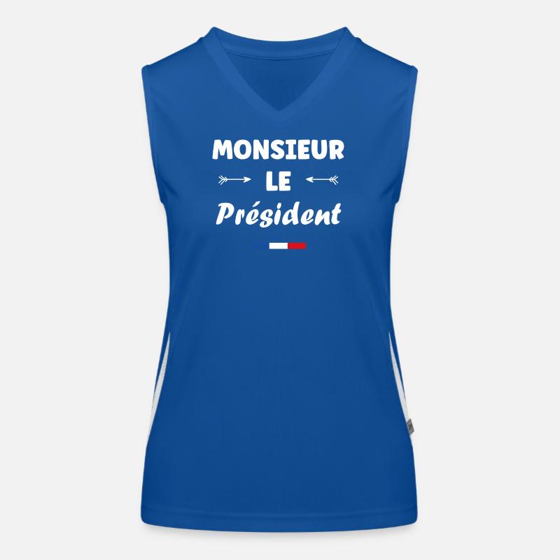 president Women's Functional Contrast Tank Top