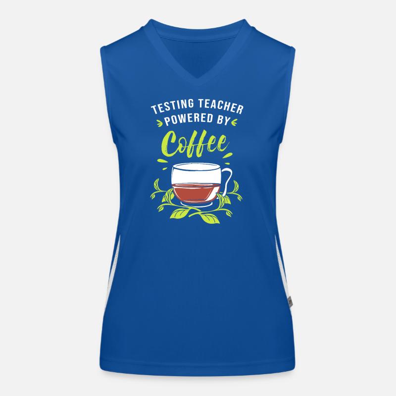 Lehrer Prüfung Funktionelles Kontrast-Tank Top für Frauen