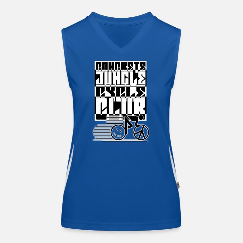 Rennrad Funktionelles Kontrast-Tank Top für Frauen