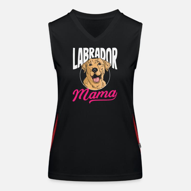 Astuces du Labrador Débardeur respirant contrasté Femme