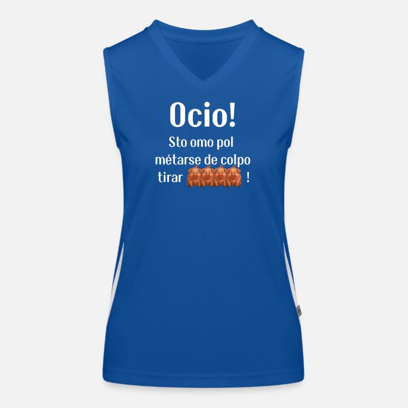 Funny typical Venetian phrase Women's Functional Contrast Tank Top