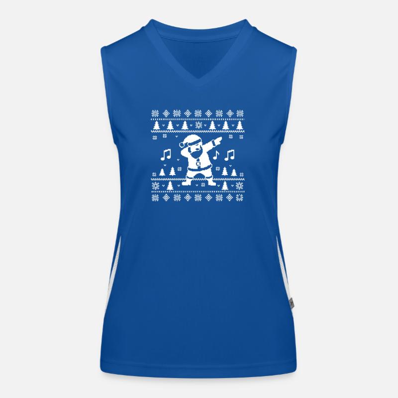 Ugly Dabbing Noël Design Noël Débardeur respirant contrasté Femme