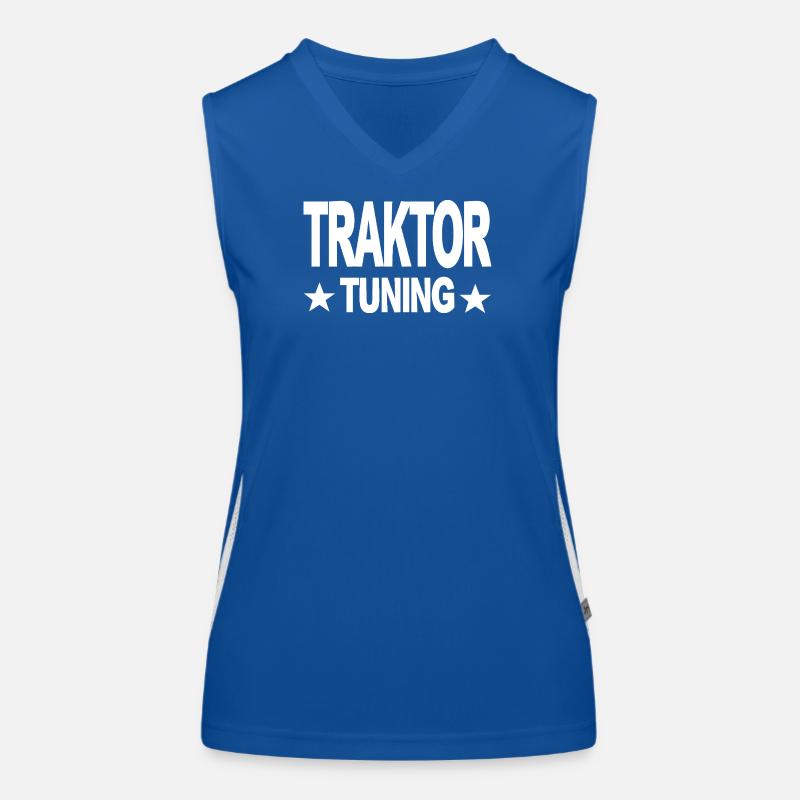 Traktor Funktionelles Kontrast-Tank Top für Frauen