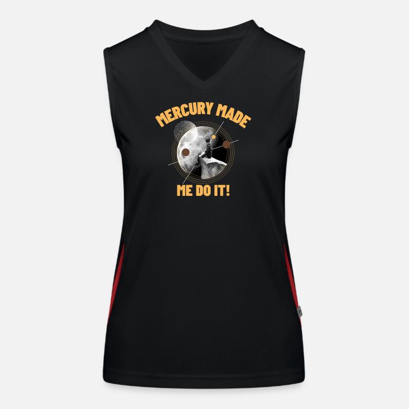 Mercury Made Me Do It Women's Functional Contrast Tank Top