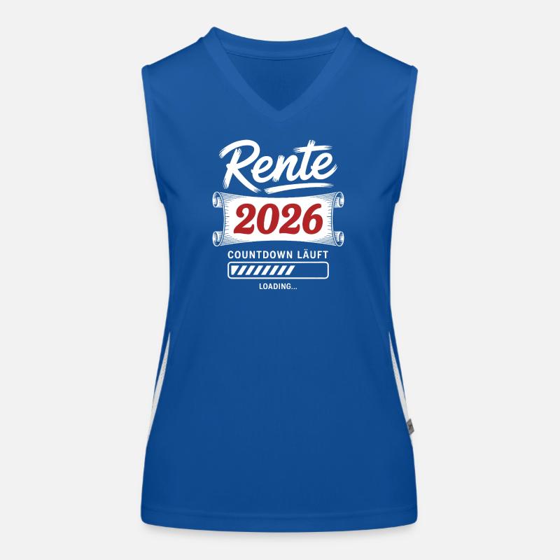 Rente 2026 Countdown Läuft Funktionelles Kontrast-Tank Top für Frauen