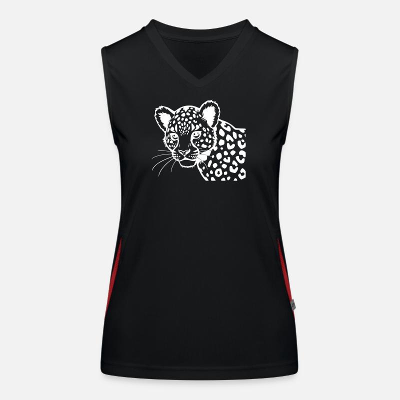 Leopard Women's Functional Contrast Tank Top