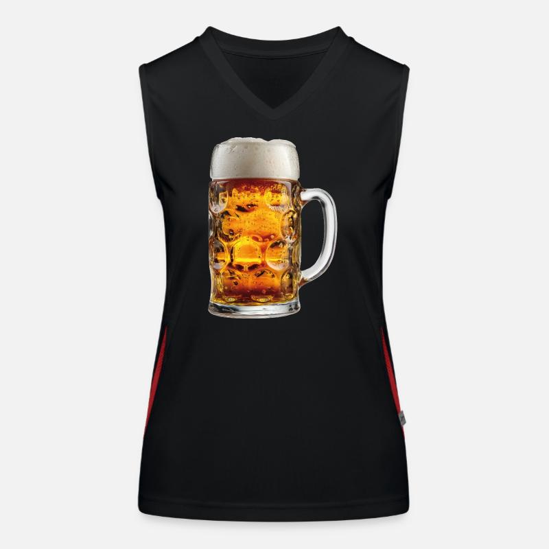 Chope de bière Chope de bière Débardeur respirant contrasté Femme