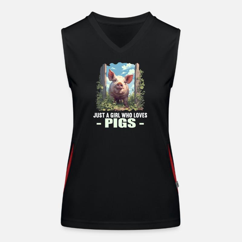 Cochon Cochon Débardeur respirant contrasté Femme