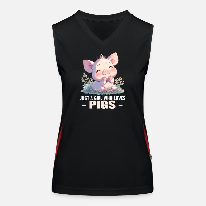 Cochon Cochon Débardeur respirant contrasté Femme