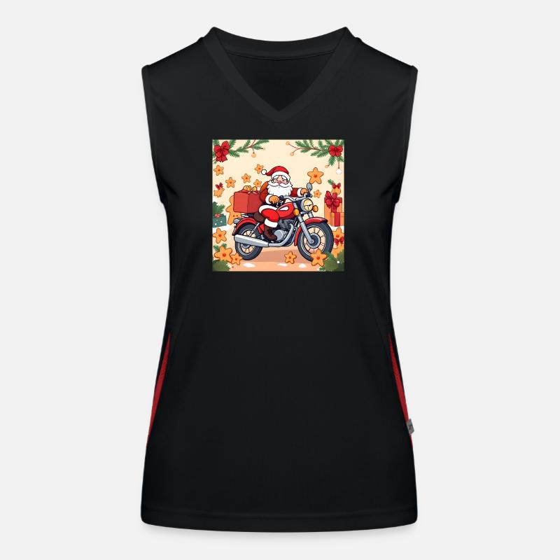 Powered by Gingerbread & Gasoline Women's Functional Contrast Tank Top