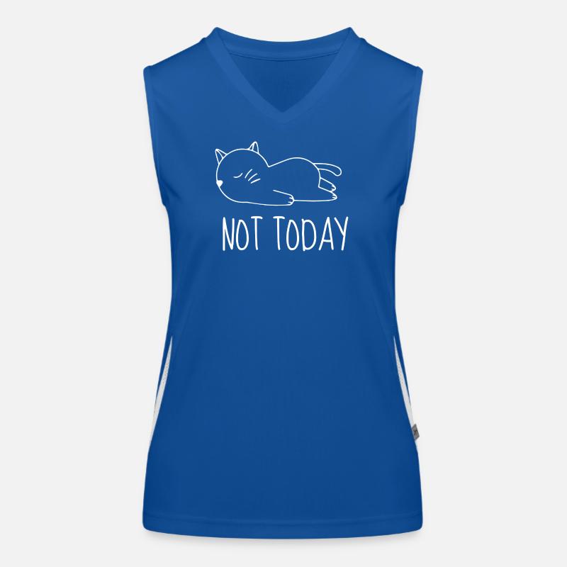 Nicht heute, Chat-Humor Funktionelles Kontrast-Tank Top für Frauen