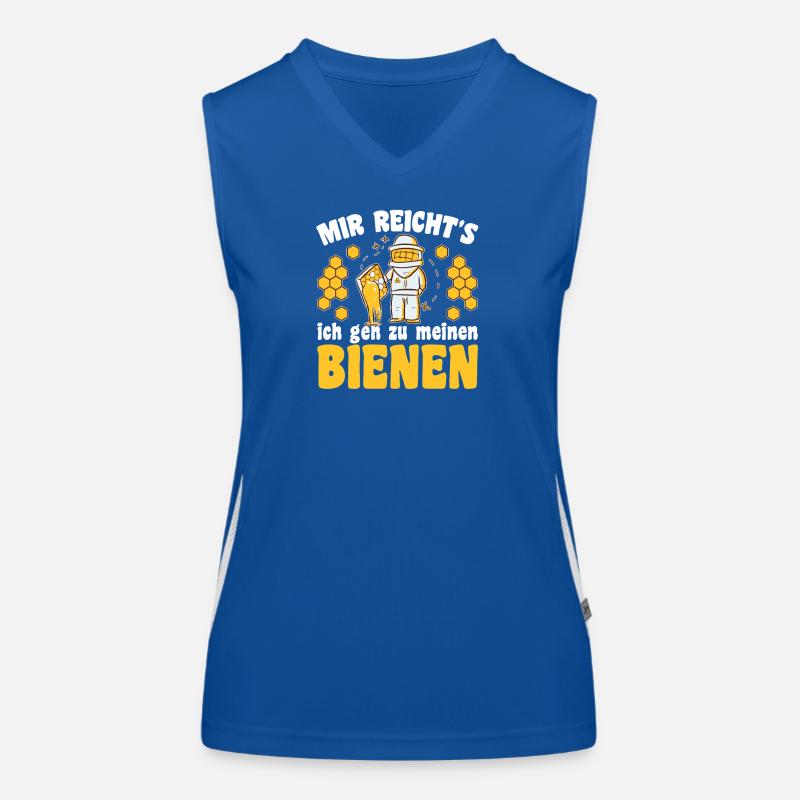 Beekeeper Bee Design for Beekeepers Women's Functional Contrast Tank Top