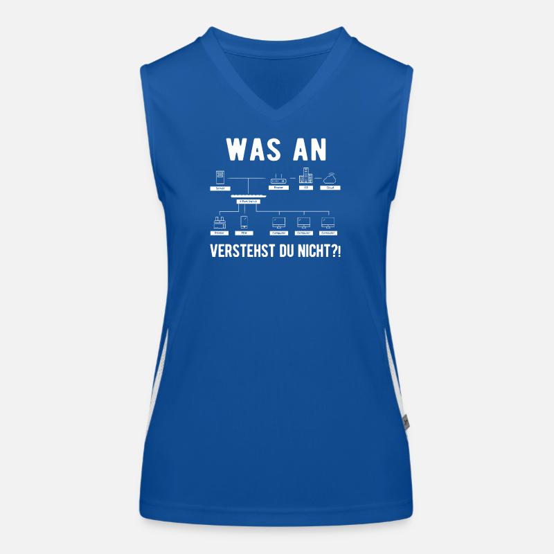 Informatiker Informatik Computer Geek Lustiges Ges Funktionelles Kontrast-Tank Top für Frauen